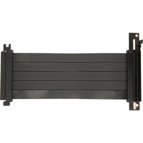 Câble riser PCIe 4.0 x16 haute vitesse, flexible, coudé à 90°, pour carte graphique (GPU), 50 cm (1/5)