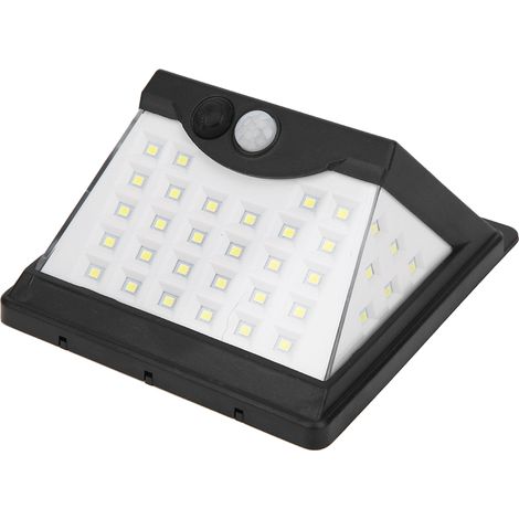 Applique murale solaire à détecteur de mouvement avec 40 LED pour une utilisation extérieure dans la cour, le couloir, l'allée, le porche et le jardin. (1/5)