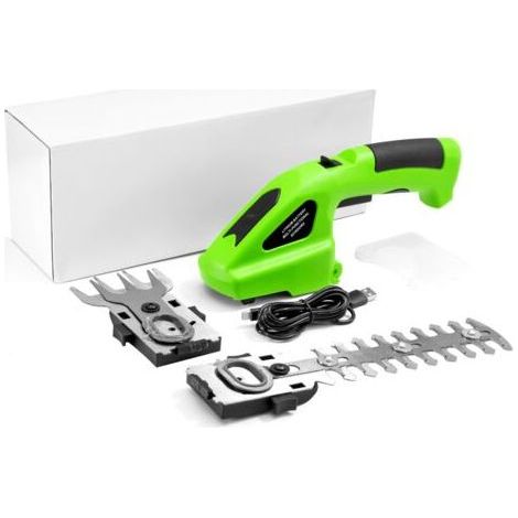 Électrique Sculpte-Haies et Taille-Herbes sans Fil Batterie 7,2V 2 en 1 Mini Taille-Haies avec Chargeur (1/5)
