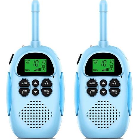 (2 pièces bleues) Talkie-walkie rechargeable pour enfants-Online Store (1/5)