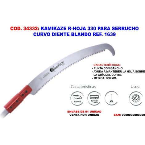 SEGA CURVA DENTE MORBIDO KAMIKAZE R-BLADE 330 1639