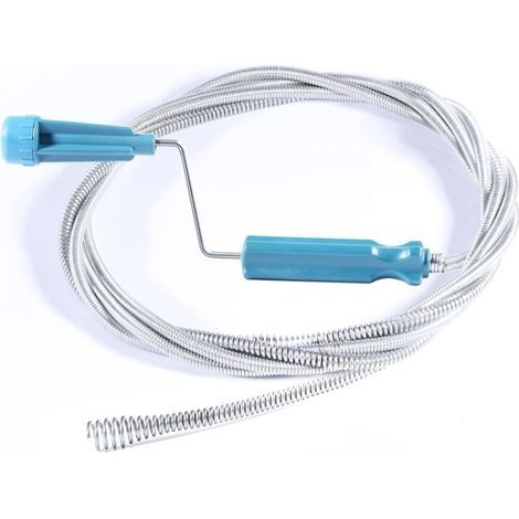 Spirale de nettoyage pour canalisations3m x 6 mmSpiraleDéboucheur de canalisationsSerpent de vidangeExtra finSpiraleBouchage des canalisations (1/4)