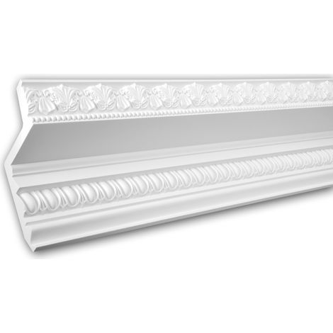 Cornice Moulding 150137 Profhome Decorative Moulding Crown Moulding Coving Cornice timeless classic design white 2 m
