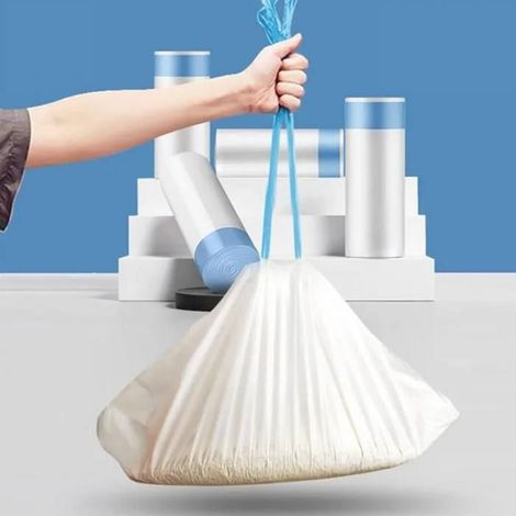 Sac À Litière - Pour Bac À Litière Automatique - 45 x 43 cm - Biodégradable - 90 Pièces (1/5)