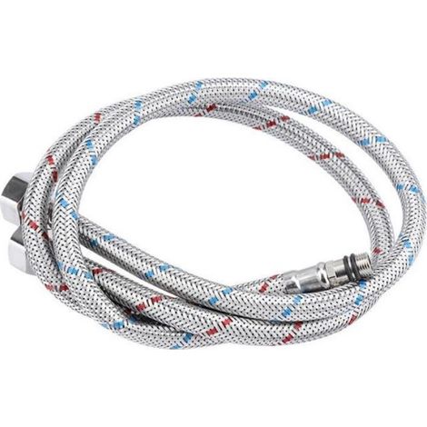 Tuyau d'alimentation - CYA - Acier inoxydable - Flexible - 2 pièces - 60 cm (1/3)