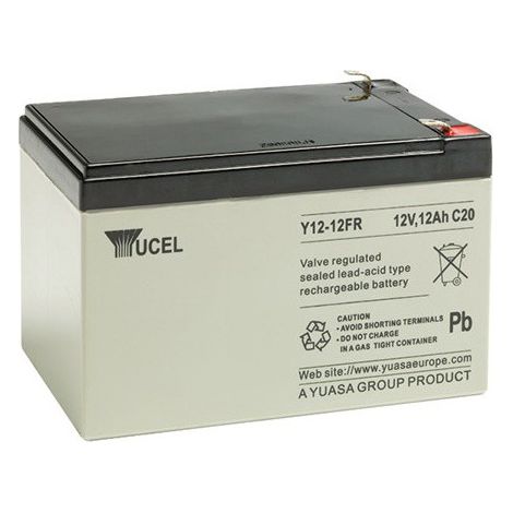 Batterie plomb étanche Y12-12FR Yuasa Yucel 12v 12ah