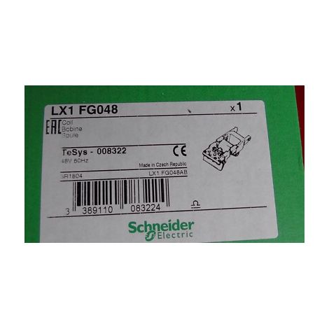 LX1FG048 48V AC Bobine Contacteur LC1F185 - LC1F225 SCHNEIDER , LX1 FG048