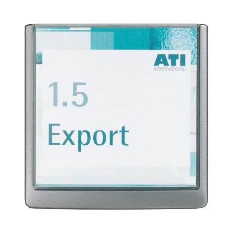 Placa de puerta Durable CLICK SIGN gris grafito 15 cm