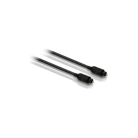 CABLE TOSLINK PHILIPS SWA2302W/10 OPTICO DIGITAL AUDIO 1.5m COLOR NEGRO