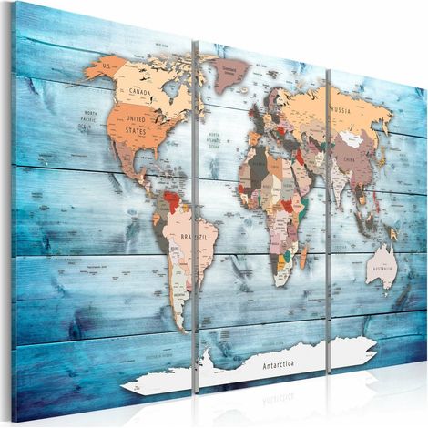 Tableau voyages saphir - 120 x 80 cm (1/4)