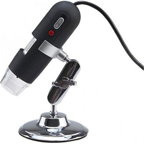 Trade Shop - Microscopio Digital Usb 80x 800x Pc Notebook Foto Video 8 Led 2.0 Mpx Soporte Cd - (1/2)