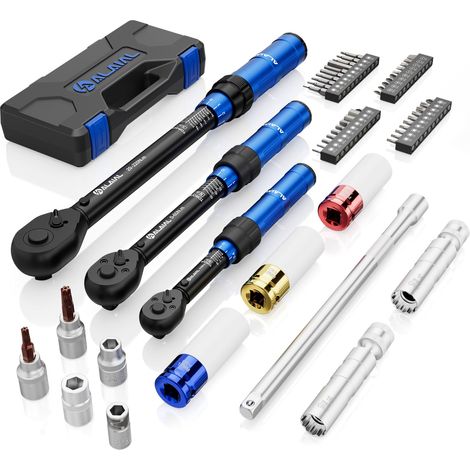 Clé Dynamométrique 1/4", 3/8", 1/2", 3-25Nm, 5-60Nm, 20-220Nm (1/5)
