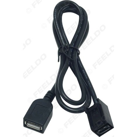 Compatible avec Mitsubishi Outlander ASX, Lancer : câble audio AUX vers USB, câble de conversion audio USB pour voiture