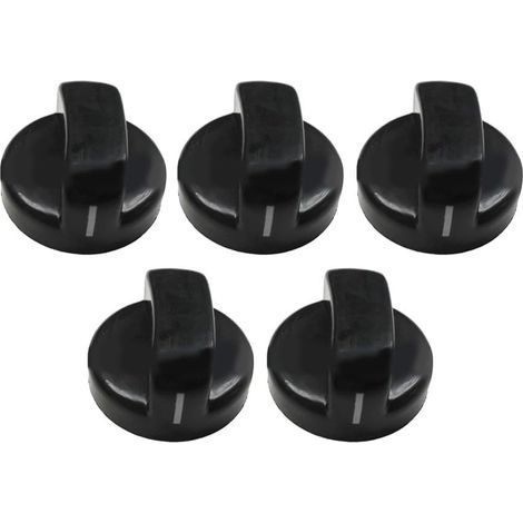 5PCS Bouton de cuisinière à gaz de 8 mm, boutons universels résistants à la température pour cuisinière à gaz, cuisinière à gaz, four (1/5)