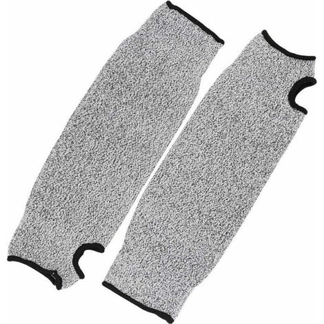 Manchon de Protection pour Bras, Manchon pour Bras de Sécurité Gants de Ttravail à Manches Longues Manches Anti Coupures Résistant aux Coupures HPPE pour Jardin Cuisine et Travaux Agricoles (30cm)-, E (1/5)