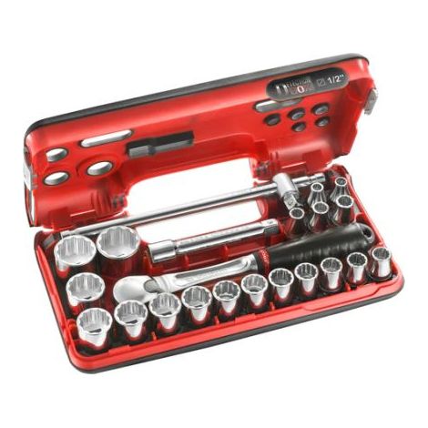 Jeu de douilles Facom 1/2" Carré 22 pièces ( Prix pour 1 ) (1/3)