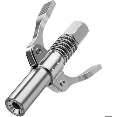 Embout de pistolet à graisse - PZCC - Double poignée - Raccord M6-M14 - 1/8 NPT - Mamelons anti-fuite (1/4)