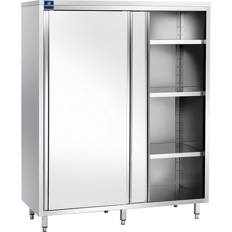 Armoire de Rangement Portes Coulissantes et 3 Étagères - Gamme 600 mm - Virtus