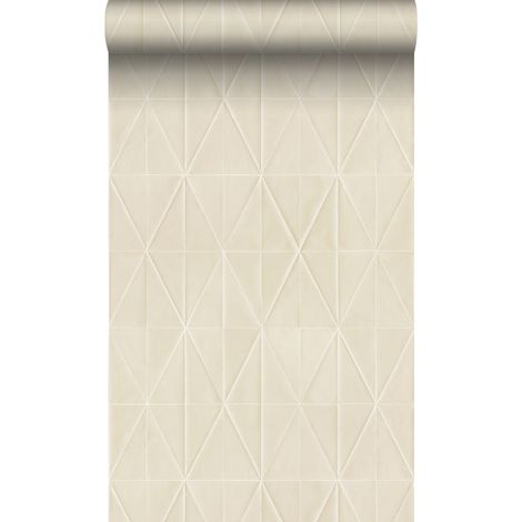 papier peint origami sable beige - Origin Wallcoverings (1/5)