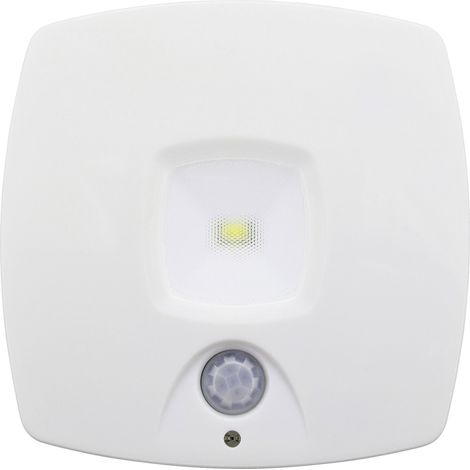 Müller-Licht  27700015 LED-Nachtlicht mit Bewegungsmelder   Quadratisch  LED Tageslichtweiß Weiß (1/3)