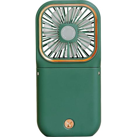 Joli mini ventilateur USB portable et créatif (vert) (1/5)
