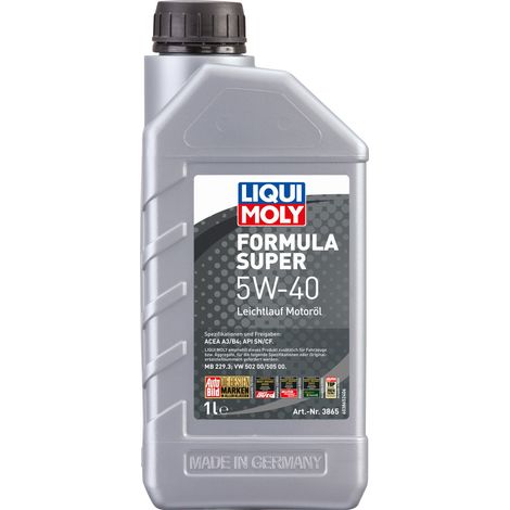 Liqui Moly Motoröl Formula Super 5W-40LL 1 L Motoröl