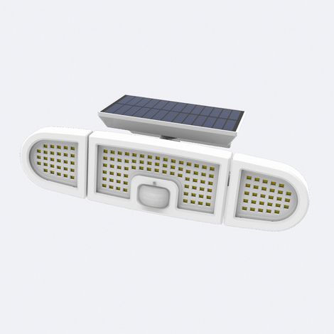 LED Flutlicht Solar 7W IP mit PIR-Bewegungssensor und Dämmerungssensor 6000K - 6500K Ja Weiß Kaltweiß (1/2)