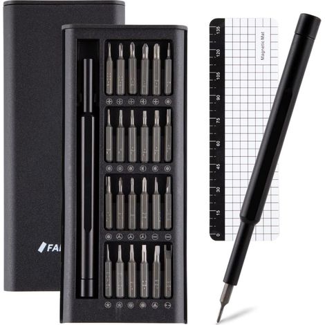 Kit Tournevis de precision, Set Outils avec Torx T2 T3 T4 T5 T6 T8 T9 T10, Etoile P2 P5, Triwing Y000, etc, pour iPhone, Macbook, Switch, PS4, Smartphone, Laptop, PC, Lunettes, Montre, etc (1/5)