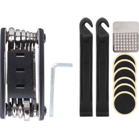 Kit d'outils combiné pour VTT, équipement de cyclisme, outils portables de réparation de pneus de vélo (1/5)