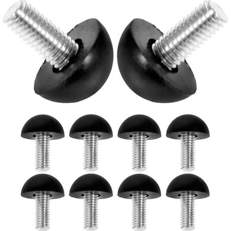 Stück verstellbare Möbelfüße mit Metall und Gummibasis