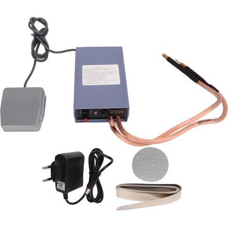 Soudeuse par points automatique 5000W haute puissance, rappels de température élevée, machine portable 100V-240V prise UE (1/5)