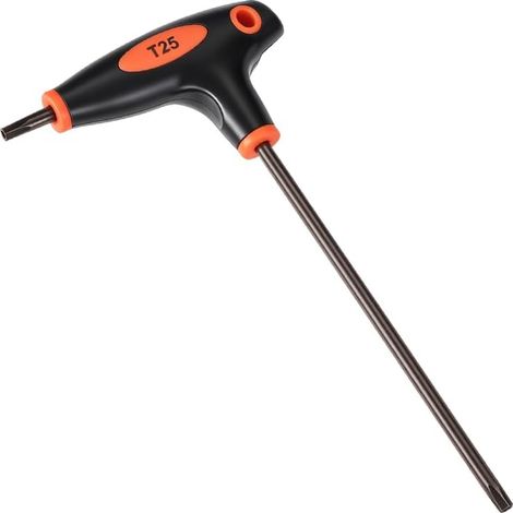 (T25) Clé Torx T25 Double Embout Anti-effraction Pour Réparations Tournevis Torx double embout, clé étoile anti-effraction, pour auto, électronique et industrie (1/5)