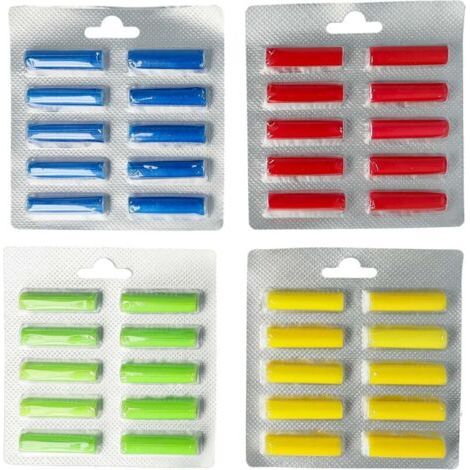 100x Bâtonnets parfumés pour aspirateur par ex. compatible avec AEG, Miele, Vorwerk, Bosch - Désodorisant forêt, rose, océan/marin, citron (1/4)