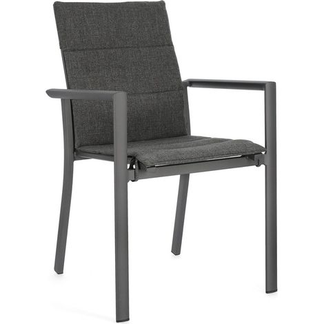 Cuscino per sedia Konnor in tessuto olefin, 91 x 41 x 1h cm -Grigio Scuro (1/5)