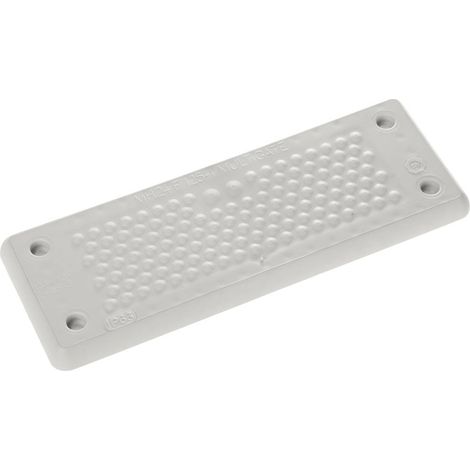Trelleborg MH-24 F 125-1 LIGHT GREY UL94 V-0 IP65 TPE Screw Piastra passante TPE Grigio 1 pz. (1/2)