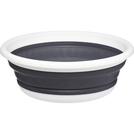 5Five Simply Smart – Bassine rétractable 8 l pliable en polypropylène – Dimensions 38x38x13,5 cm – Gain de place pour rangement et transport (1/3)