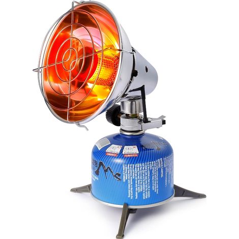 Chauffage de gaz portable Mini Chauffeur De Camping Tente Réchauffeur extérieur Convection pour la pêche à la randonnée hivernale (1/5)