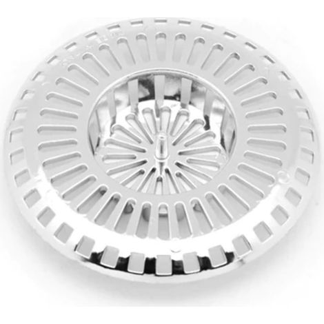 Griglia diametro 9 cm per foro lavello diametro 4,5 cm bianca