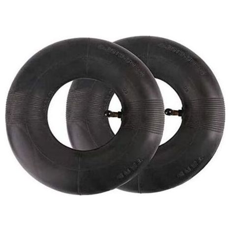 Lot de 2 chambres à air 410/350-6 Micro Tiller 4.10/3.50-6 Coude Pneumatique Machines de jardin pour chariots, chariots de transport, chariots de jardin, tondeuses à gazon (1/5)