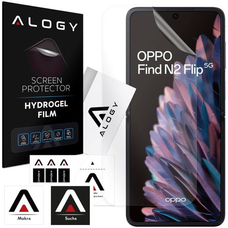 Película de hidrogel para protector de pantalla de teléfono plegable Oppo Find N2 Película de hidrogel Alogy (1/4)
