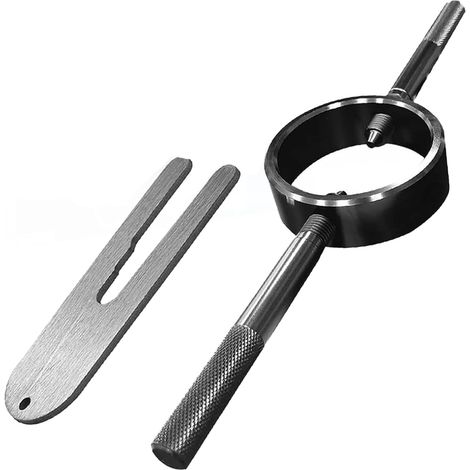 Compresseur Ressort Fourche Moto, Kit D'Outils De Compresseur à Ressort Fourche Universel Service De Ressort HéLicoïDal Outil De Maintien De Tige Pour Plupart Fourches InverséEs Et Conventionnelles (1/5)