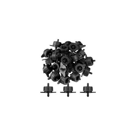 Confezione da 100 gocciolatori autoregolanti, 4 l/h, gocciolatori in linea per microirrigazione, per irrigazione agricola e da giardino. (1/4)