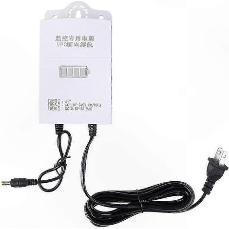 Mini-onduleur 12 V 2 A avec protection contre les surtensions pour une alimentation sans interruption (1/5)