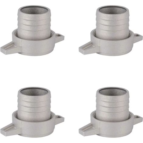 Filiyano-4x Connecteurs de pompe à eau, raccord de tuyau en aluminium de 2 pouces, clé avec joint en caoutchouc, connecteur de pompe Pi (1/5)