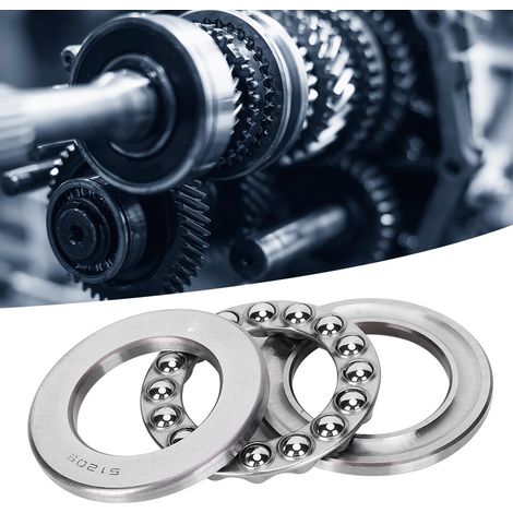 Butée axiale à billes haute précision, pression plane, accessoires industriels 51209 (1/5)
