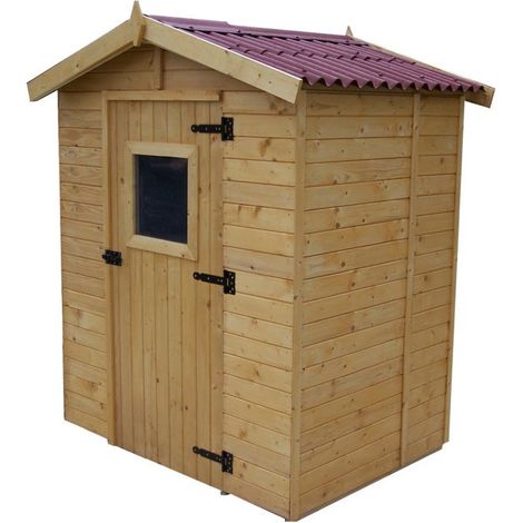 Casetta da Giardino Eden 1612 in Legno Massello non Trattato - cm 160x120cm - ITALFROM 418 (1/4)