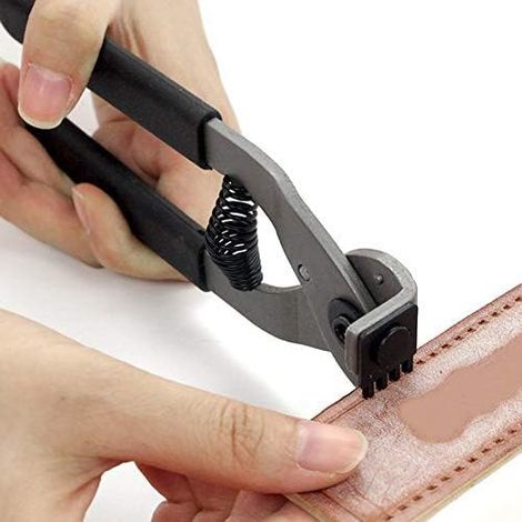 Lederlocher, Locher für Lederhandwerk aus Kohlenstoffstahl (4 mm - 4 Zähne)
