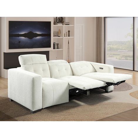 Canapé 3 places relax électrique 3128 beige (1/3)