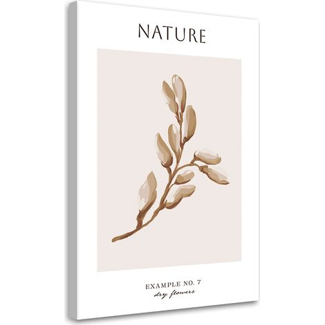 Tableau sur toile Fleur sèche - Nature 70x100 (1/5)