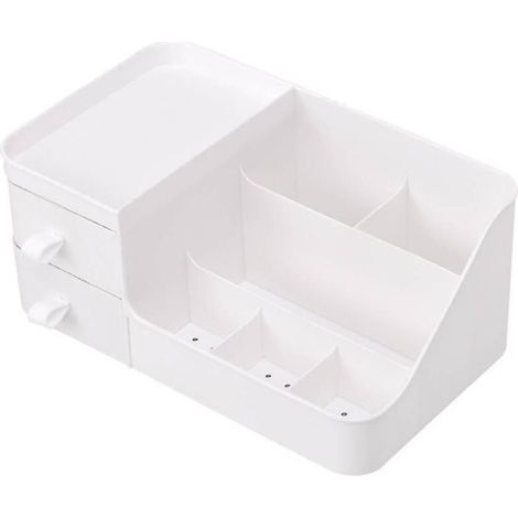 Boîte de rangement de cosmétiques de type tiroir, organisateur de rangement de masque de rouge à lèvres de bureau (1/5)